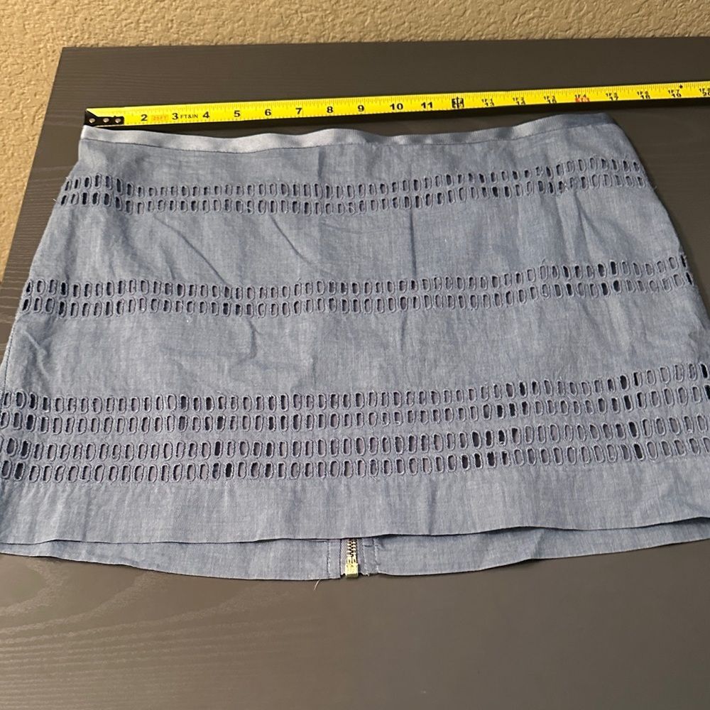 GAP Blue Mini Skirt with Cutout Design